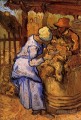 Tondeurs de moutons après Millet Vincent van Gogh